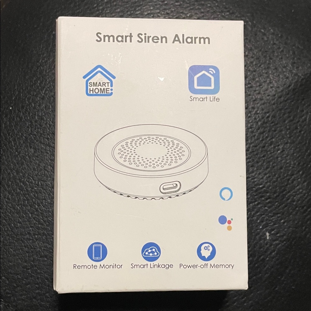 White Smart Siren Alarm
